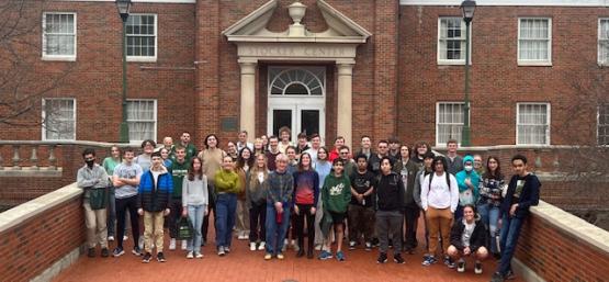  AHS students at Stocker Center 