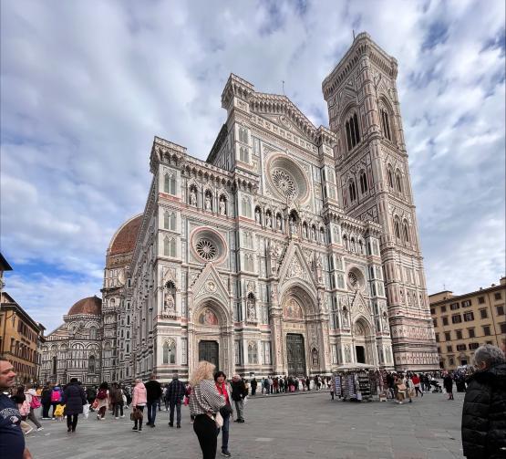 a building is shown in Florence, Italy