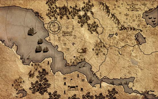  Adobe Stock illustration of fantasy map 