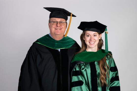 Father Kenneth Keller and daughter Mackenzie Keller