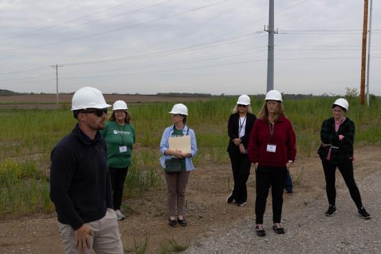  Teacher tour a Ross County Solar installation 