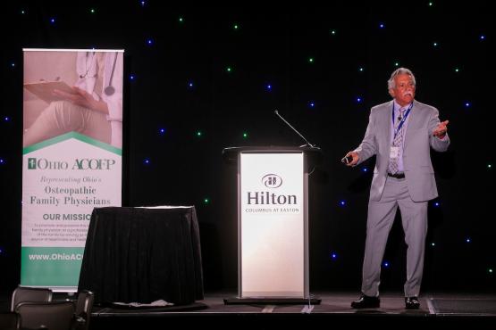 Brian Balin talks about Alzheimer's at the OOS JO Watson lecture.
