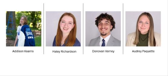  Addison Kearns, Haley Richardson, Donovan Varney and Audrey Paquette 