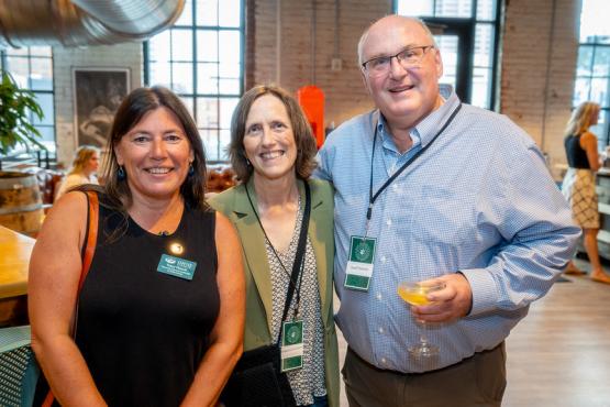 Tracy Plouck, Kirsten Dabelko and Geoff Dabelko