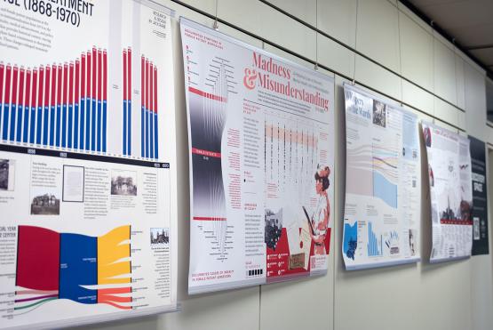  Posters created by students in VICO 4112/5112 Illustration Capstone: Advanced Informational Graphics 