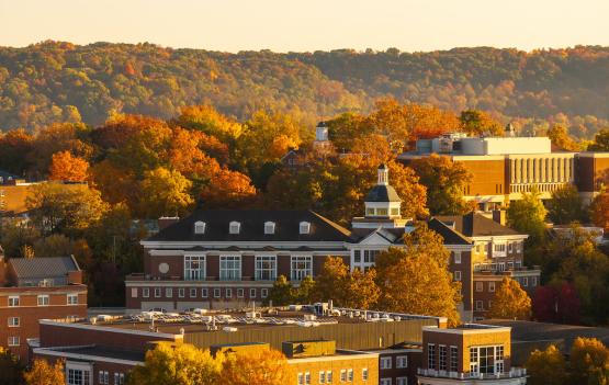 Ohio University's Athens campus in the fall