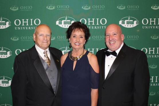 Professor Michael Schor is shown with two other OHIO individuals at an OHIO event.
