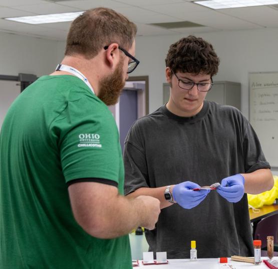 Zach Wilcoxon teaches at Bobcat Nursing Camp