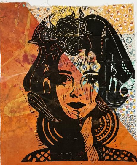 A print made by Suzanne Coley