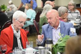 OMNI dinner award recipients Christine Knisely and Tim Law, DO