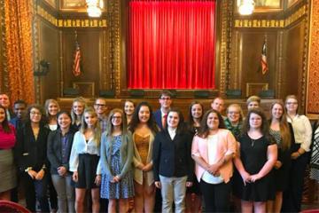 Summer Law and Trial Institute students