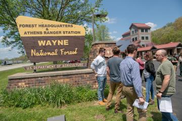 Wayne National Forest interns