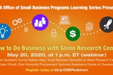 Poster for how to do business with Glenn Research Center