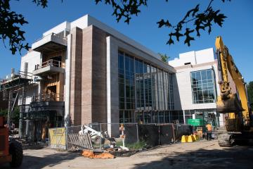 The Chemistry Building under construction.