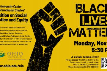Black Lives Matter event promo image