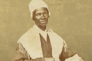 This circa 1864 photograph from the Library of Congress shows Sojourner Truth.