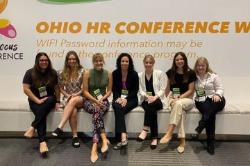 HR Students at the OHIO HR Conference