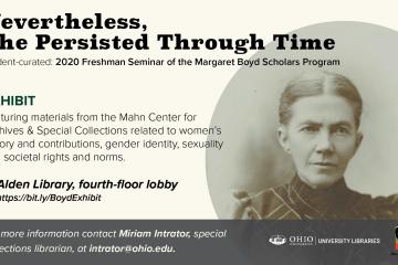“Nevertheless, She Persisted Through Time,” exhibit is on display in Alden Library