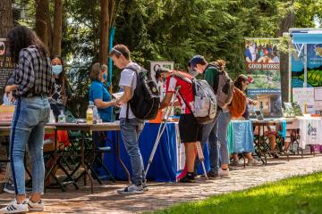A photo from the Campus Engagement Fair