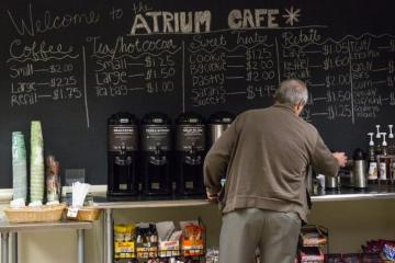 Atrium Cafe menu board