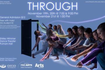 Promo of Through senior dance fall concert showing students in dance positions