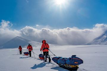 Ohio University graduate Nina Adanin and her fellow “Climate Sentinels” trek across 300 miles in the High Arctic.