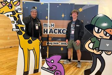 Russ students at Hack Con X