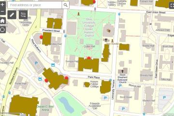 An image from the Study Space Locator Map