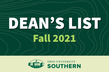 Fall 2021 Dean's List Ohio University Southern
