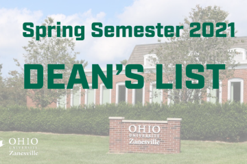 Spring Semester 2021, Dean's List, Zanesville