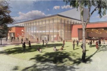 Patton Arts Center rendering