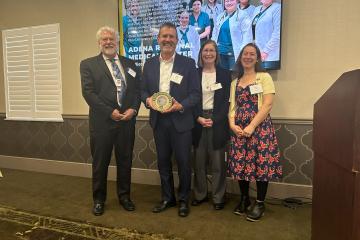 John Gabis, Mike Diener, Roberta Milliken, and Mary Nally