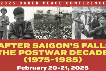 Flyer for the 2025 Baker Peace Conference 