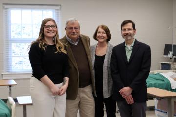Isabella Parker, Charles D. Joseph, Jo Ann Joseph, OHIO Eastern Dean David Rohall
