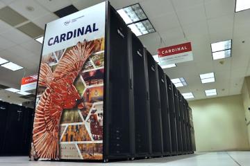 OSC's newest HPC cluster, Cardinal, features AI art by Ohio University students.