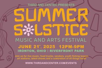 Summer Solstice Music and Arts Festival flyer