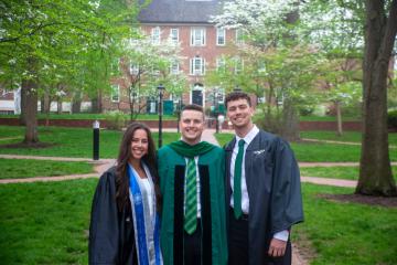 Dozer siblings: Gabrielle, Griffin and Evan.