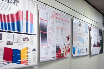 Posters created by students in VICO 4112/5112 Illustration Capstone: Advanced Informational Graphics