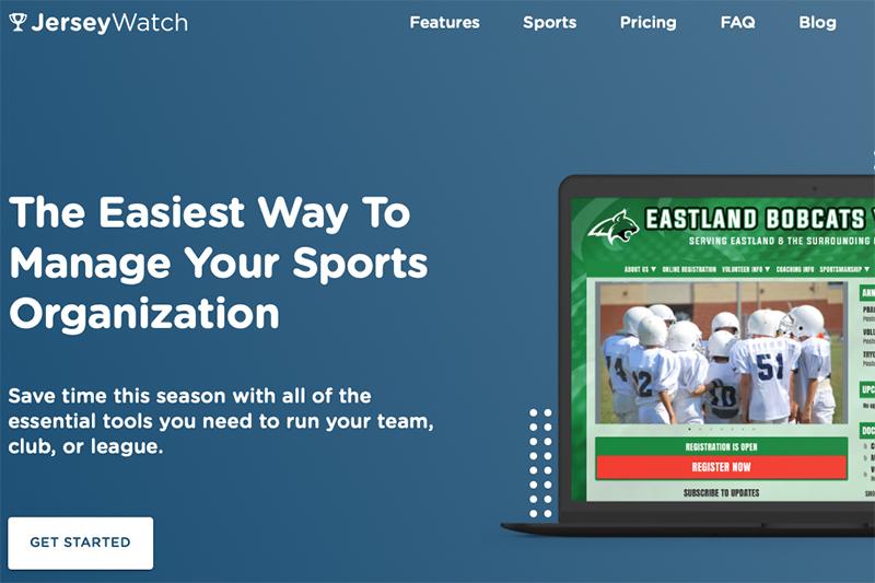 Screenshot of Jersey Watch website